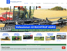 Tablet Screenshot of buchtrup-agro.dk